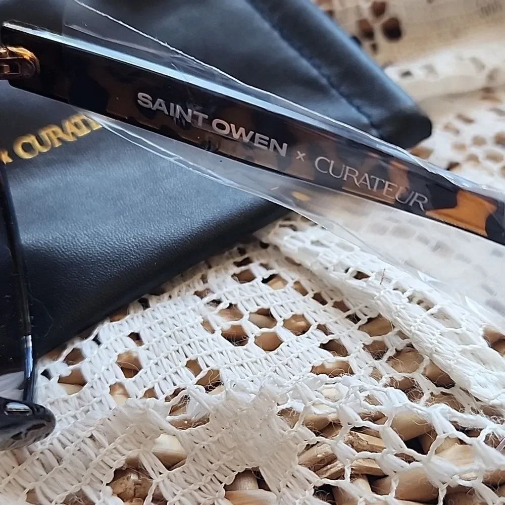 Saint Owen Curateur Tortoise Shell Sunglasses NWOT